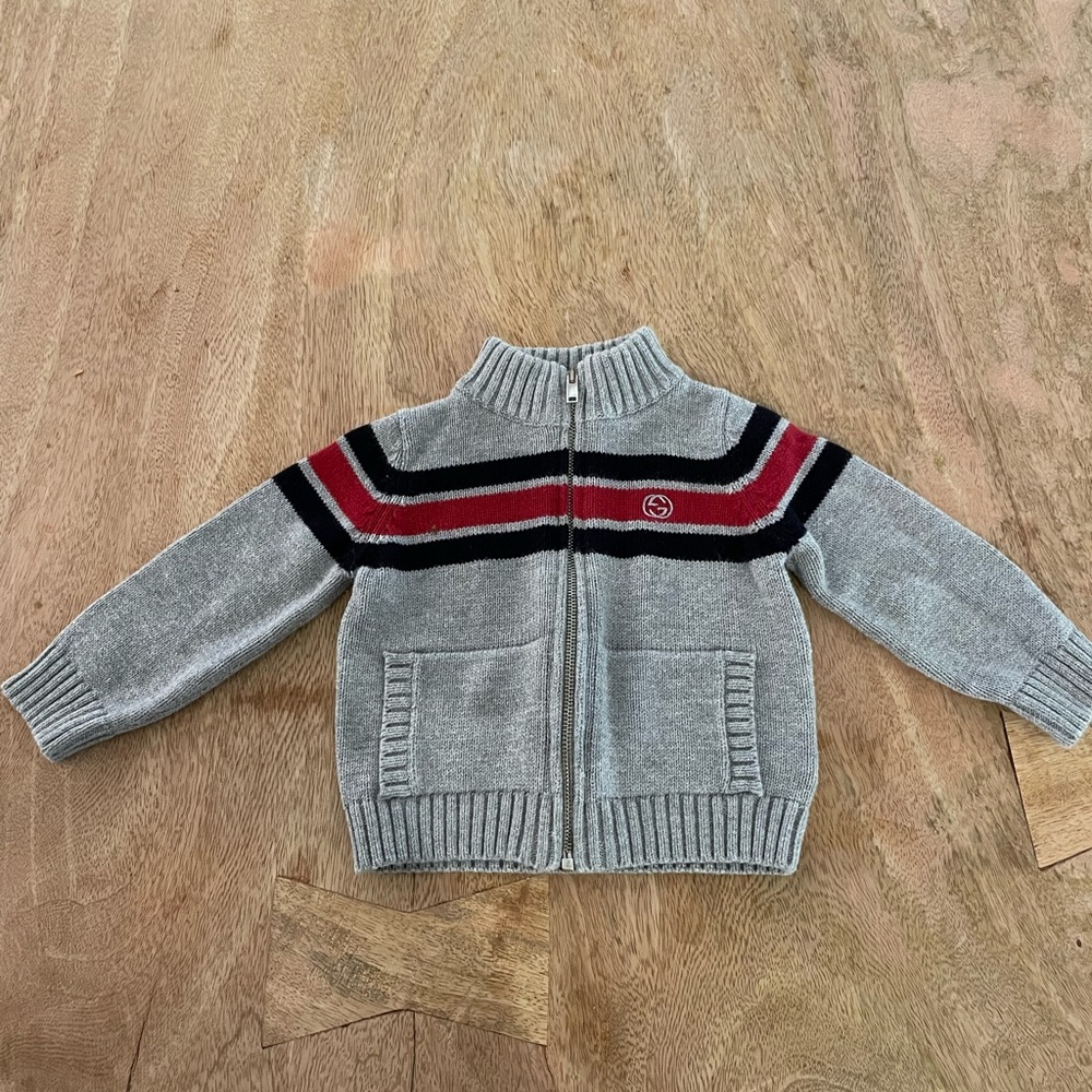 Gucci - baby zip up sweater 6/9 months